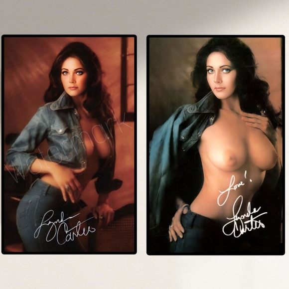 Linda Carter Playboy Sexy Nude Topless Poster Set 11x17 - Picture 1 of 1